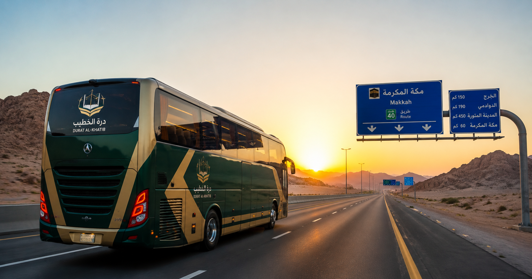 مسار الرياض إلى مكة بالباص